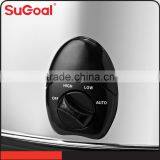 Purple SS Outer Boday Ceramic Inner Pot Slow Cooker thumbnail-2