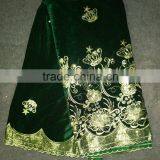 High Quailty Fashion African Velvet Fabric Types of Laces for Garments thumbnail-3