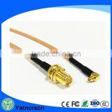 SMA to MMCX Adapter RF Jumper Cable RF Coaxial Cable With RG316 Cable and SMA Connector thumbnail-1