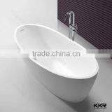 Simple Bathtubs Faux Stone Freestanding Round Bathtub thumbnail-3