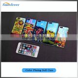 color plating surface transparent mobile phone cover custom cell phone cases for iphone 6,6s,6plus