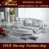 2015 Leather Round Bed SY10067 thumbnail-1
