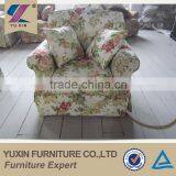 French Rural Fresh Style Single Seater Upholstered Sofa Chair for Sale