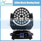 36x10W Triangle Programs LED Wash Moving Head Light thumbnail-5