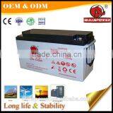 Maintenance Free Lead Acid Sealed Solar System 12v 150ah de Bateria de Gel thumbnail-1