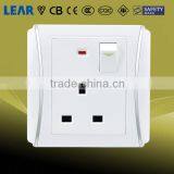 N6 Series Wall Switch 13A 1 Gang Switched Socket
