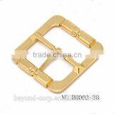 Hot Selling Elegant Gold Surface Coating Pin Bar Buckle for Belt Handbag thumbnail-2