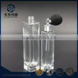 Luxury Square Glass Perfume Bottle With Airbag Pump Sprayer