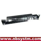 12 Port UTP Blank Patch Panel With Back Bar 10" 1U,available for Cat5e or Cat6 Keystone Jacks