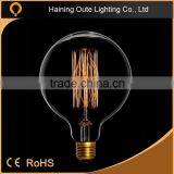 CE RoHS Approval Antique Decorate Edison Bulb With Big Globe Shaped Glass thumbnail-1