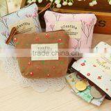 Jute Cosmetic Packaging Bag,Organic Cosmetic Bags Cotton,Mini Cosmetic Bag thumbnail-1