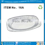 disposable aluminium foil tray BBQ accessories foil oval serving tray