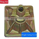 Galvanized Construction Adjsutable Formwork Swivel Wing Nut With Stiffeners thumbnail-3