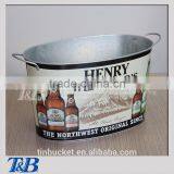 Large Colorful Tin Pail thumbnail-2