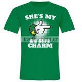 Daijun Oem Anti Wrinkle Low Price Green Fashion Design Couple t Shirts thumbnail-2
