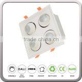 High Quality Square Adjustable Heads LED Grille Downlight thumbnail-1