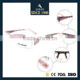 Fashion Design Metal Half-Rim Glasses Frame Women Hollow Pink/Gunmental/Silver/Bronze/Black Frame SM4022 thumbnail-4