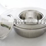 New Product Stainless Steel Rice Sieve/Vegatable Basin