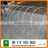 Factory Direct Galvanized Concertina Razor Wire / Crossed Razor Barbed Wire