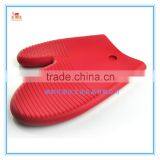 Red Color Two Fingers Silicone Gloves, Protect Your Hands With Insulated Waterproof Red Color Two Fingers Silicone Gloves