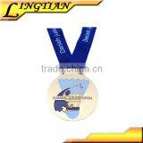 Antique-bronze-matt Silver Ribbon Medal thumbnail-3