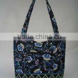 Z185 Quilted 100% Cotton Large Purse Bucket Tote quilt fabric purse