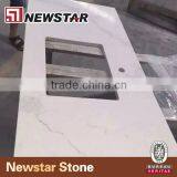 Newstar Calcutta White Quartz Counter Top