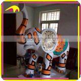 KANO4769 Amusement Park Funny Deco Fiberglass Cartoon Elephant thumbnail-1