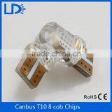 12V Dome Lights 8COB Chips Canbus T10 LED Bulbs
