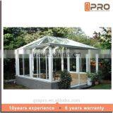 Customized Aluminum Commercial Sunroom Glass House Prefabricated Glass House thumbnail-1