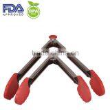 Kitchen Silicone Food Tongs/ Function of Food Tongs With Stainless Steel Handle thumbnail-3
