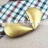 29MM Raw Copper Lovers' Heart Locket Pendant,vintage Heart Lovers' Locket Pendant 1131023 thumbnail-3