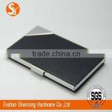 Concise Design Unisex Gender Black and Brown PU Leather Credit Name Card Holder With Cheap Price thumbnail-6