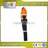 hi Vis Yellow Navy Custom Embroidered Reflective Protective Oil Resistant Coverall thumbnail-6