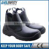 Leather Upper PU Injection no Lace Working Shoes thumbnail-1