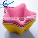 Colorful Single Mini Star Shape Silicone Cake Mold thumbnail-1