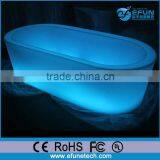 Corner Illuminated Portable Color Changing Wireless PE Material Led Bathtub Lights