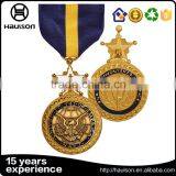 3d Embossed Matte Finish Top Gold Hard Enamel Pin us Medallion Military Medal Reward Iron Bronze Metal Medal thumbnail-6