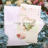 Lovely Heart-shaped Handmade Greeting Cards Design for Children or Lover