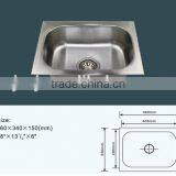 Under Counter Used Commercial Stainless Steel Kitchen Sink thumbnail-1