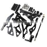 Details About Black Aluminum CNC Front Foot Pegs Rest Set For Yamaha YZF R1 1000 2007-2008 thumbnail-1