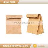 Reusable Washable Kraft Paper Fabric Lunch Box,recycled Brown Paper Lunch Bag thumbnail-1