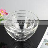 400ml Slope Shape Glass Bowl Salad Glass Bowl Unique Shape Fruit Bowl thumbnail-3