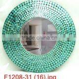 High Quality Best Selling Decorative MOP Round Wall Mirror thumbnail-1