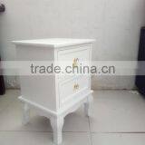 White Two Drawers Wooden Cabinet for Living Room Furnitures thumbnail-2