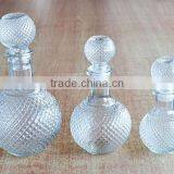 3pcs Glass Vase Set With Embossment thumbnail-1