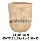 Vietnam Round Antique Terracotta Flower Pot thumbnail-1