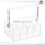 Acrylic Flatware Caddy, Acrylic Bathroom Shower Caddy thumbnail-2