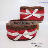 Wholesale Christmas Baskets Made of Wicker thumbnail-1