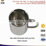 Simple and Convenient to Use Metal Stainless Steel Coffee Mug With Handle thumbnail-4